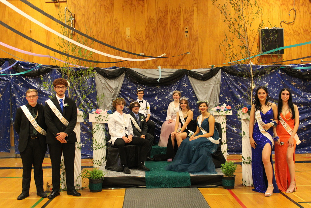 This year's prom court.