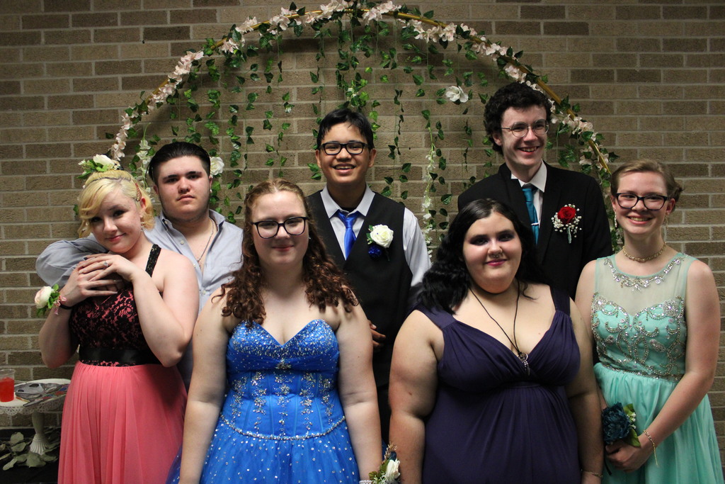 A group of friends at Prom! 