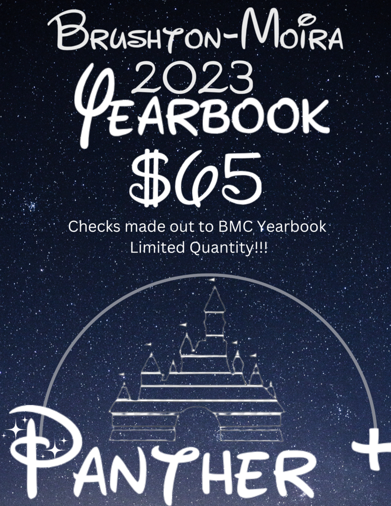 Flyer about purchasing yearbooks.